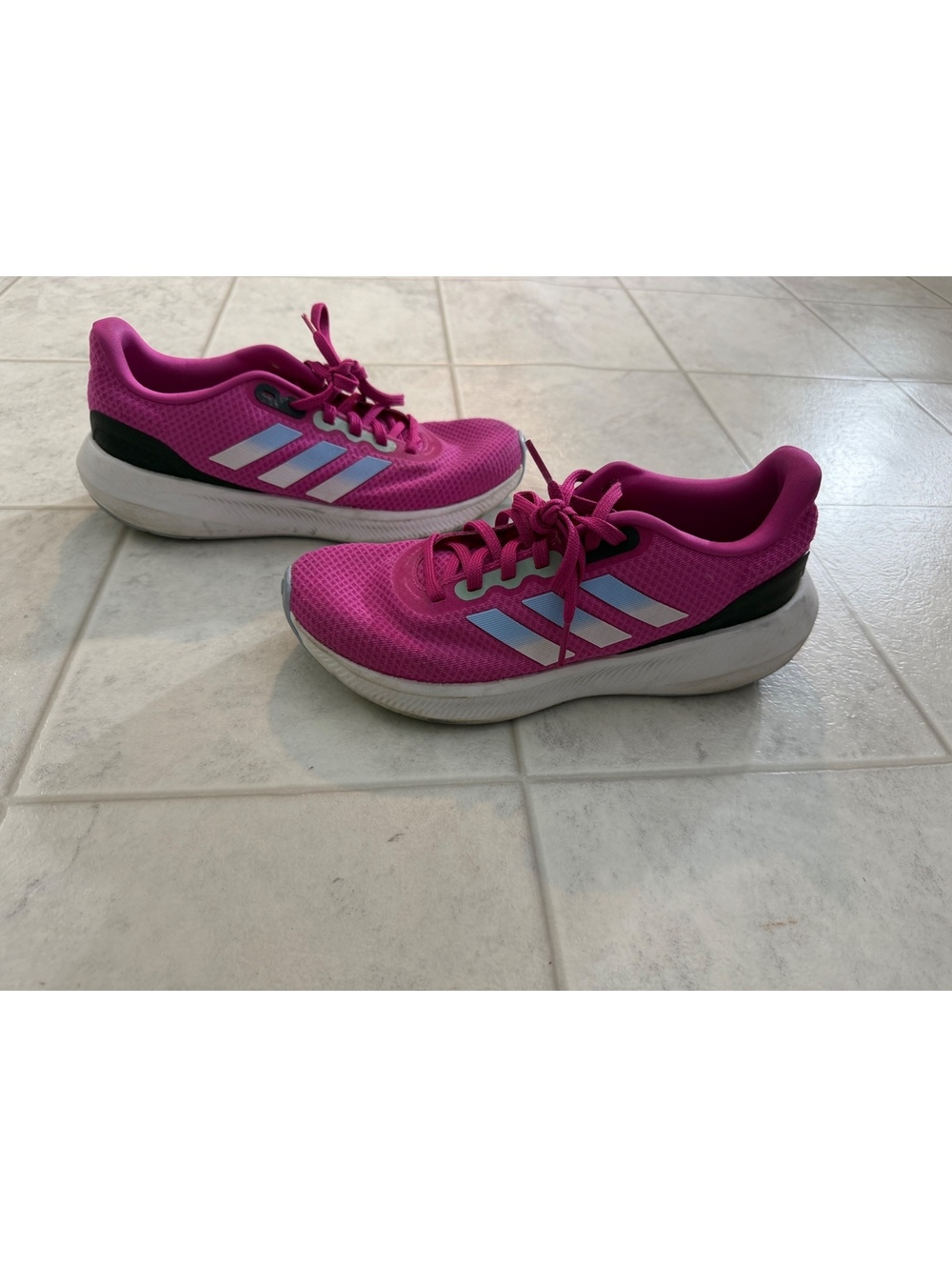 Adidas Pink Athletic Running Shoes